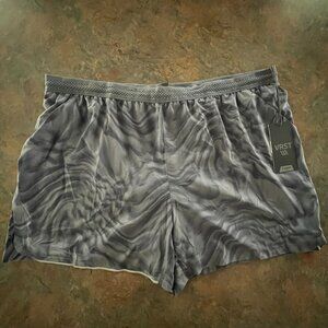VRST Mens 5" Velocity Run Shorts Ripple Grey Lava‎ XXL